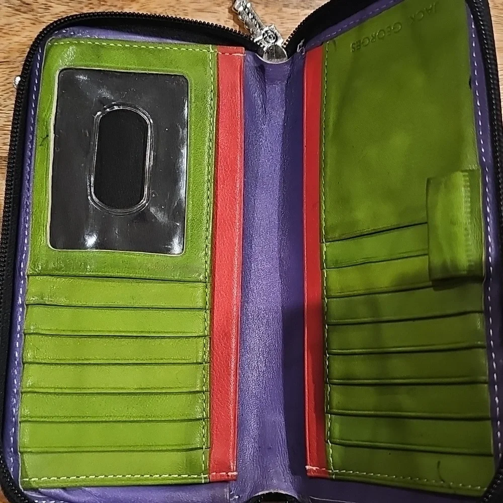 Jack Georges Buffalo Leather Wallet